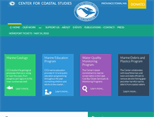 Tablet Screenshot of coastalstudies.org